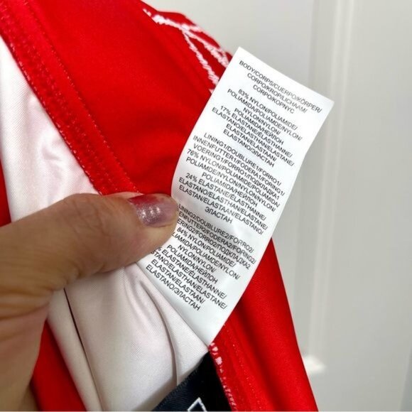 New La Blanca Underwire Draped Over the Shoulder Bikini Swimsuit Top + Bottom - Picture 15 of 16